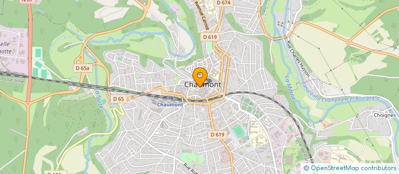 localisation de l'entreprise SARL CHATELAIN à CHAUMONT