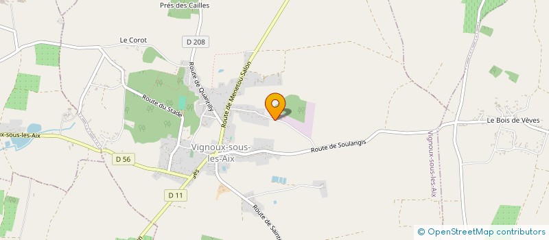 localisation de l'entreprise SARL CHATREIX  VIGNOUX-SOUS-LES-AIX