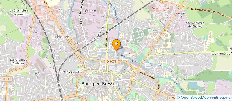 localisation de l'entreprise SARL CHAUDPAIN à BOURG-EN-BRESSE