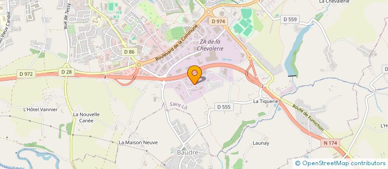 localisation de l'entreprise SARL CHAUDR TUYAU MAINTENANCE SERRUR  SAINT-LO