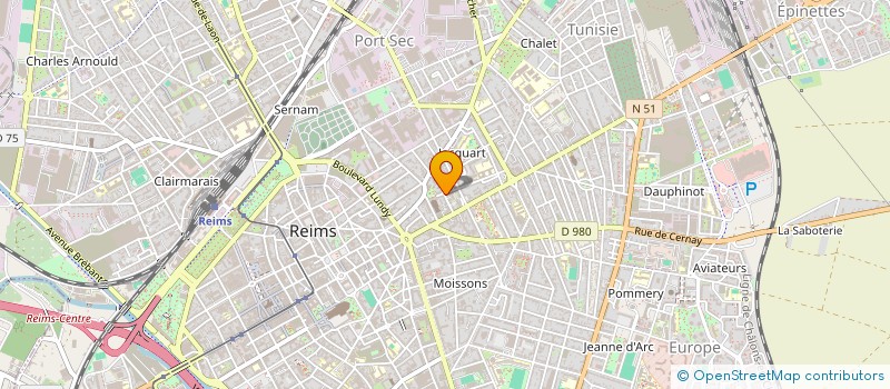 localisation de l'entreprise SARL CHAUDRE  REIMS