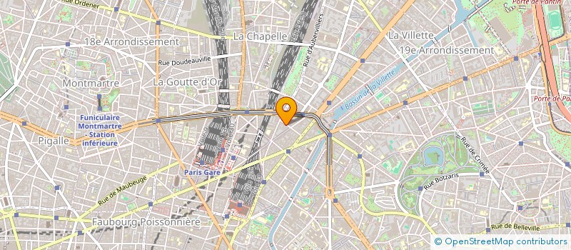 localisation de l'entreprise SARL CHAUDRON 2009  PARIS