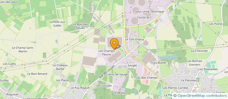 localisation de l'entreprise SARL CHAUDRON INDUST NORD CENTRE OUEST à AVOINE