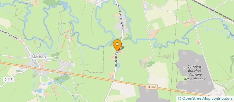 localisation de l'entreprise SARL CHAUDRONNERIE DE DOMPIERRE  DOMPIERRE-SUR-HELPE