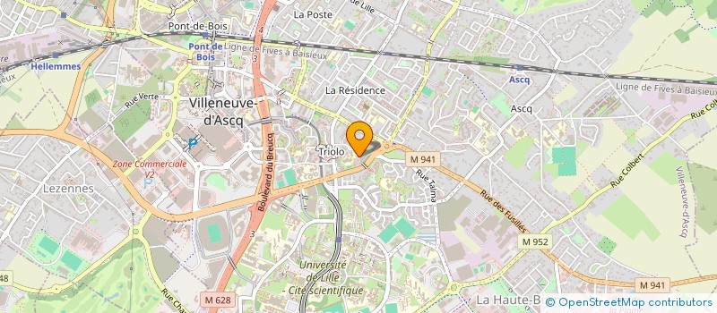 localisation de l'entreprise SARL CHAUFF'SERVICES à VILLENEUVE-D'ASCQ