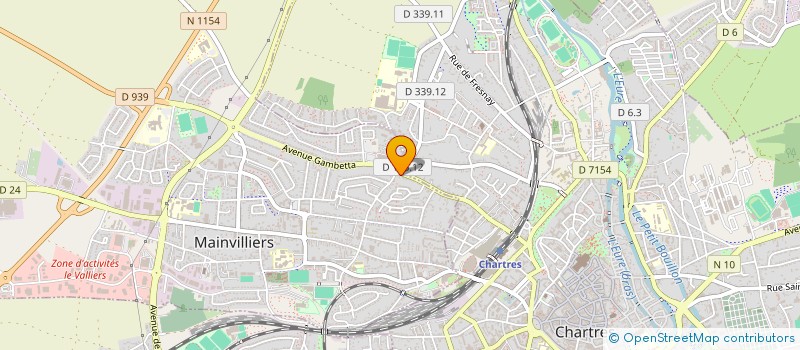 localisation de l'entreprise SARL CHAUFFAGE PLOMBERIE LEROY à MAINVILLIERS