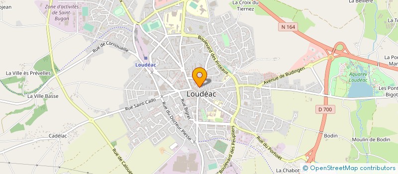 localisation de l'entreprise SARL CHAUFFAGE PLOMBERIE SERVICES à LOUDEAC