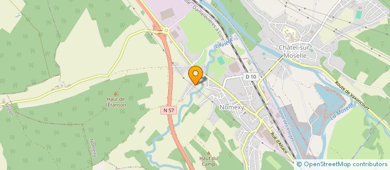 localisation de l'entreprise SARL CHAUFFE PLUS à NOMEXY