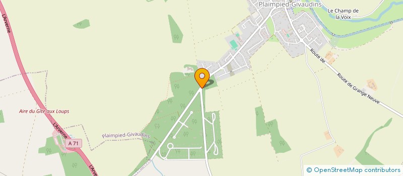 localisation de l'entreprise SARL CHAUMEAU  PLAIMPIED-GIVAUDINS