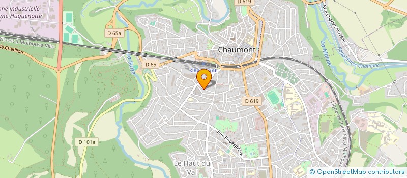 localisation de l'entreprise SARL CHAUMONT DIAGNOSTICS à CHAUMONT