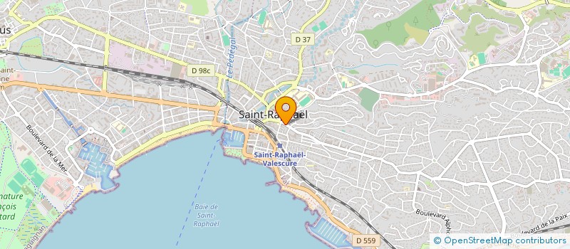 localisation de l'entreprise SARL CHAUSSURES MARCELLE à SAINT-RAPHAEL