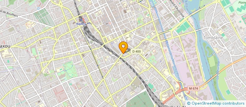 localisation de l'entreprise SARL CHAUVELOT  IMMOBILIER  NANCY