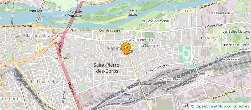 localisation de l'entreprise SARL CHAUVET à SAINT-PIERRE-DES-CORPS