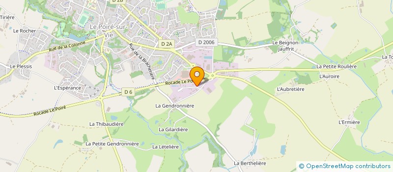 localisation de l'entreprise SARL CHAUVET JEROME à LE POIRE-SUR-VIE