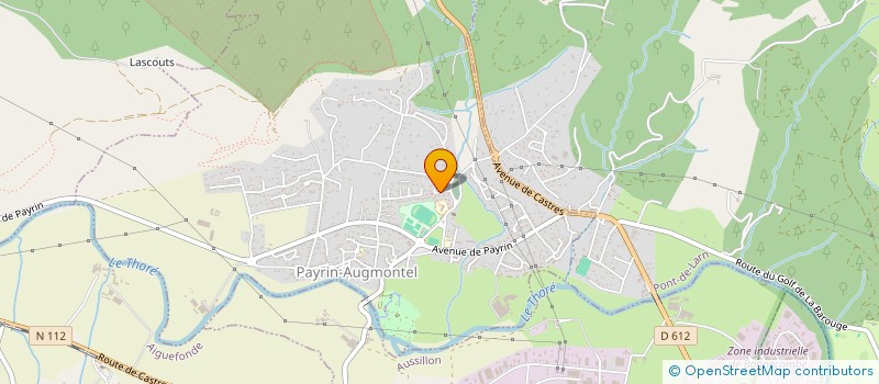 localisation de l'entreprise SARL CHAUVIER à PAYRIN-AUGMONTEL