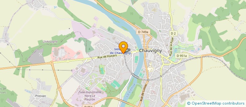 localisation de l'entreprise SARL CHAUVIGNY à CHAUVIGNY