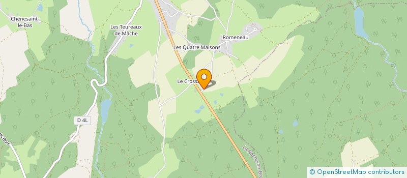 localisation de l'entreprise SARL CHAVANON MARION TRANSPORTS  LA ROCHE-EN-BRENIL