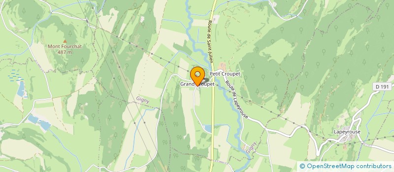 localisation de l'entreprise SARL CHAVERIAT DEBARDAGE  GIGNY