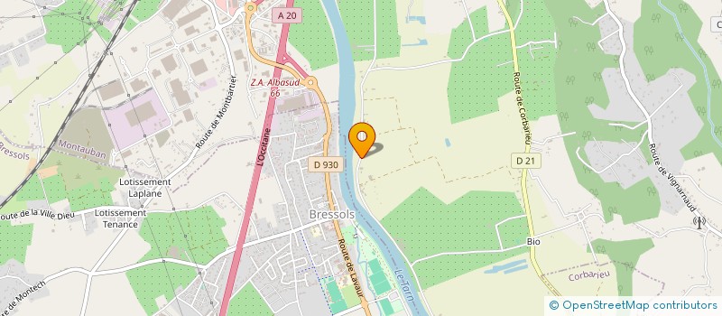 localisation de l'entreprise SARL CHAVES  MONTAUBAN