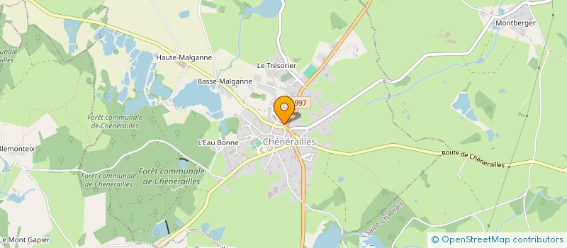 localisation de l'entreprise SARL CHAZAT à CHENERAILLES