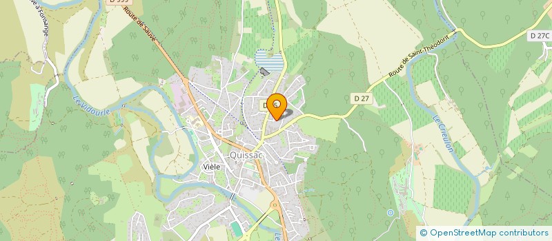 localisation de l'entreprise SARL CHAZEL FABRE à QUISSAC