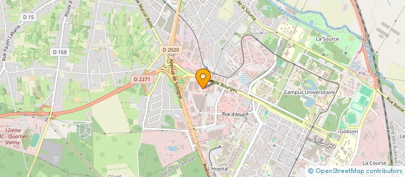 localisation de l'entreprise SARL CHECY BIO à OLIVET