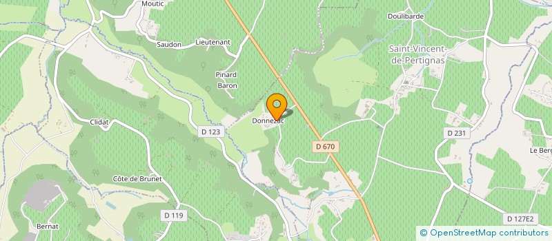 localisation de l'entreprise SARL CHEEKY WINE  SAINT-VINCENT-DE-PERTIGNAS