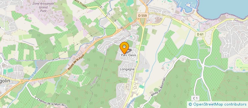 localisation de l'entreprise SARL CHEFY NEGOCE MULTIMATERIAUX  GASSIN