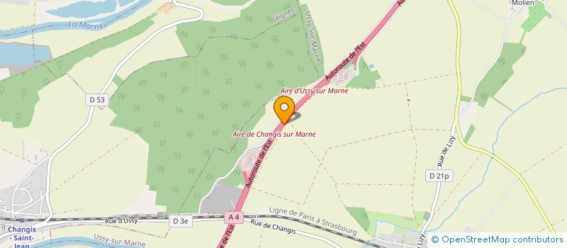 localisation de l'entreprise SARL CHELOT PETIOT  USSY-SUR-MARNE