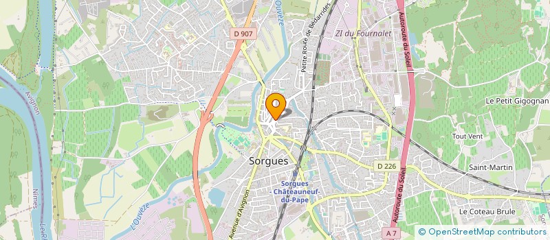 localisation de l'entreprise SARL CHEMAL à SORGUES
