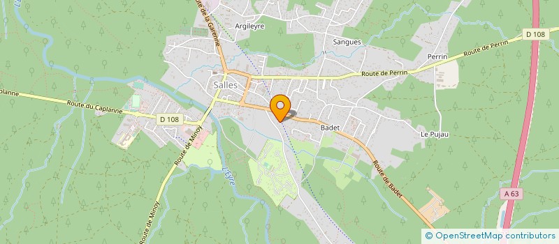 localisation de l'entreprise SARL CHEMIBOIS à SALLES