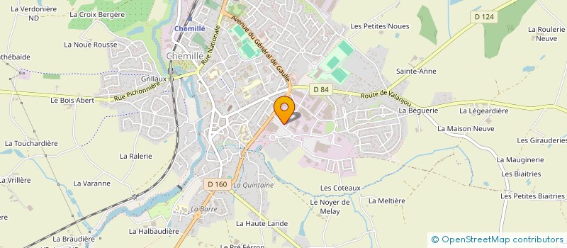 localisation de l'entreprise SARL CHEMILLE CONTROLE TECHNIQUE à CHEMILLE-EN-ANJOU