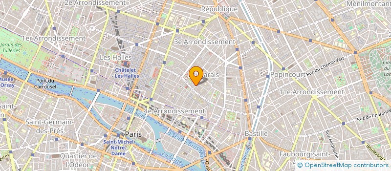 localisation de l'entreprise SARL CHENEVIERE  PARIS