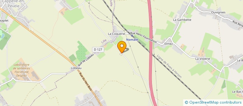 localisation de l'entreprise SARL CHENIL DU CLOS DE LA ROSERAIE à NOMAIN
