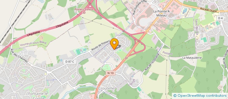 localisation de l'entreprise SARL CHENU à CROUTELLE