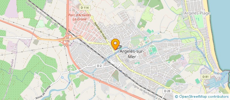 localisation de l'entreprise SARL CHERAMY à ARGELES-SUR-MER
