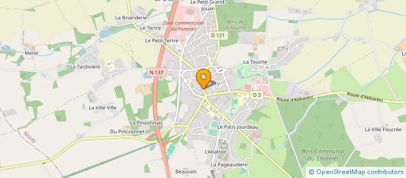 localisation de l'entreprise SARL CHERAUD  NOZAY