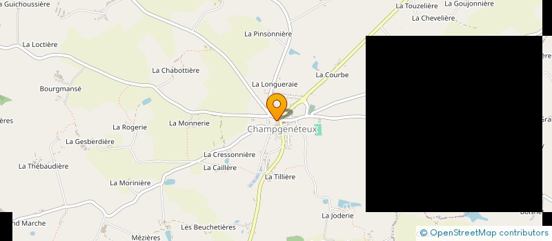 localisation de l'entreprise SARL CHEREAU  CHAMPGENETEUX