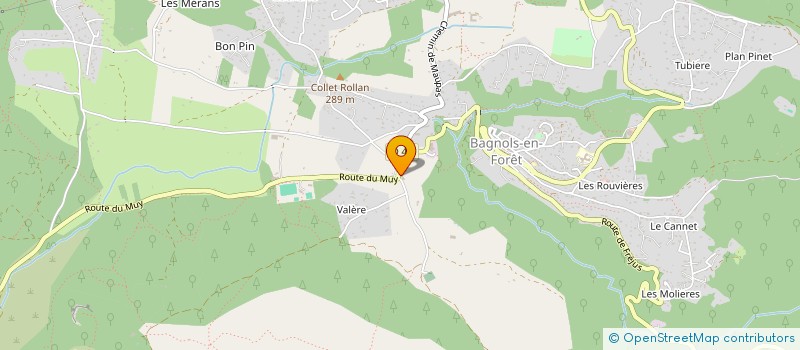 localisation de l'entreprise SARL CHEREL à FREJUS