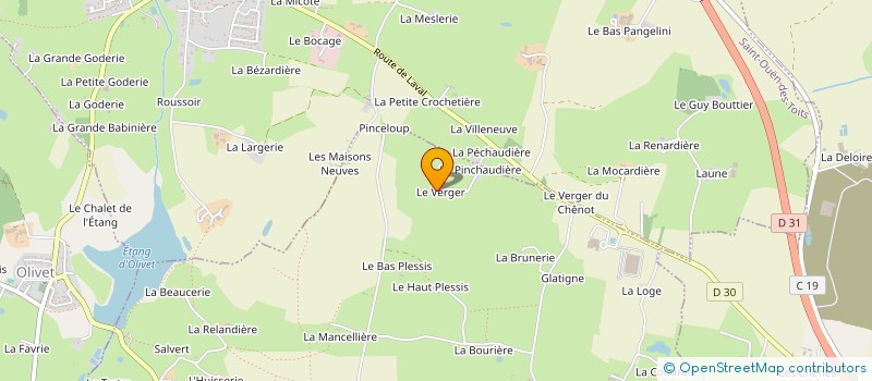 localisation de l'entreprise SARL CHEREL FABIEN à SAINT-BERTHEVIN