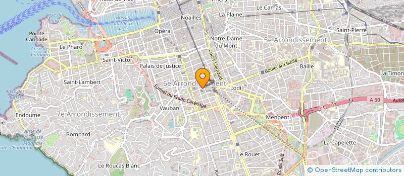localisation de l'entreprise SARL CHERIF - COCALLEMEN à MARSEILLE
