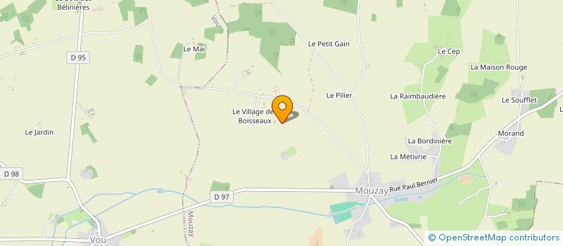 localisation de l'entreprise SARL CHERIOUX  MOUZAY