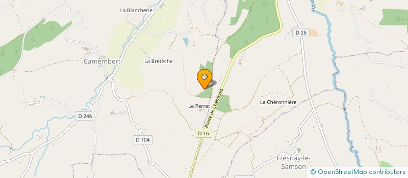 localisation de l'entreprise SARL CHESNEL CHRISTOPHE à LE RENOUARD