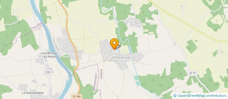 localisation de l'entreprise SARL CHEVALIER ET FILS  CHAUVIGNY