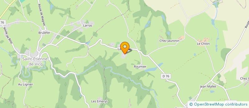 localisation de l'entreprise SARL CHEVALIER FRERES à ST-CHRISTOPHE-EN-BOURBONNAIS