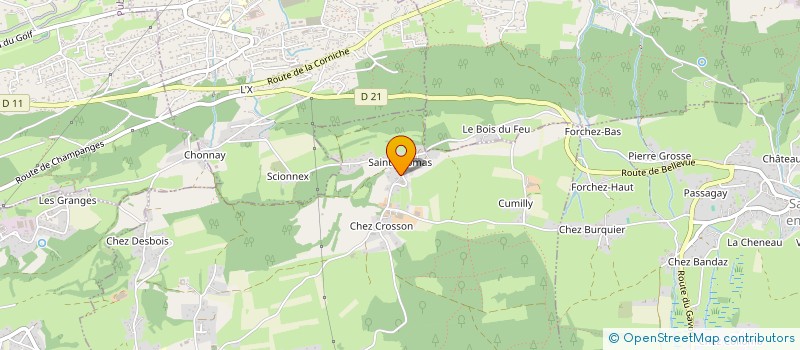 localisation de l'entreprise SARL CHEVALLAY ELECTRICITE à LARRINGES