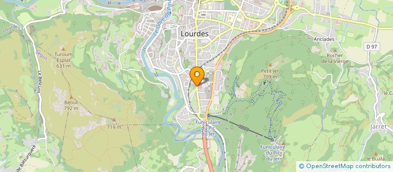 localisation de l'entreprise SARL CHEVALLIER à LOURDES
