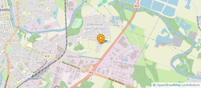 localisation de l'entreprise SARL CHEVALLIER  VILLENEUVE-SAINT-GERMAIN