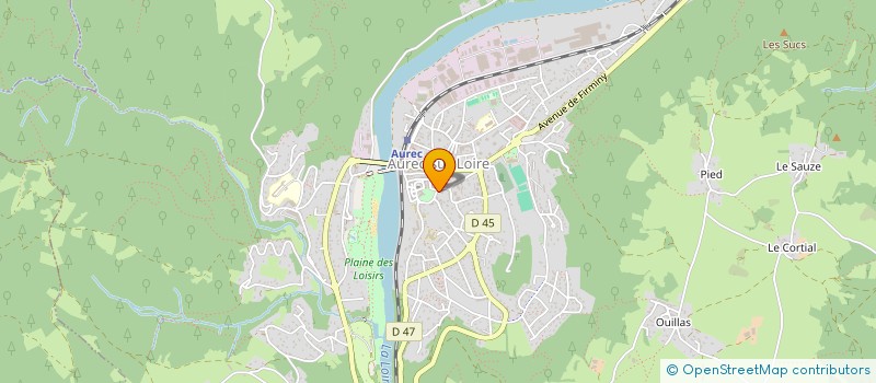 localisation de l'entreprise SARL CHEVALLIER  AUREC-SUR-LOIRE