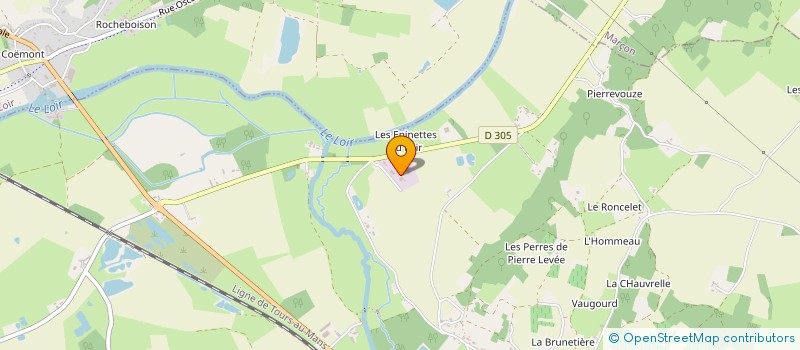 localisation de l'entreprise SARL CHEVALLIER DUFEIL à DISSAY SOUS COURCILLON